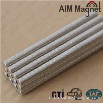 Nickel Neodymium Magnet 10x25mm